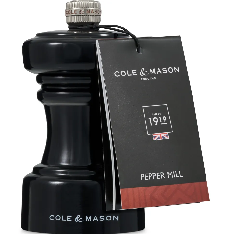 Pepermolen Cole & Mason Hoxton Black Gloss 10 cm