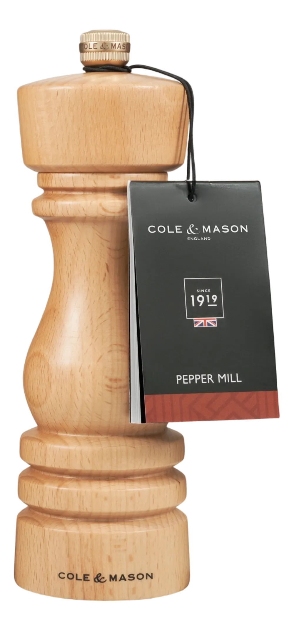 Cole and Mason Pepermolen Cole & Mason London Natural Beech 18 cm Clearance