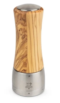 Peugeot Pepermolen Madras Olijfhout 16 cm Discount