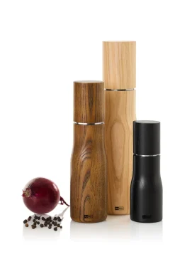 Peper- / Zoutmolen AdHoc Levo Black 15 cm