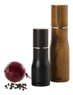 Peper- / Zoutmolen AdHoc Levo Black 15 cm