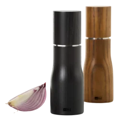 Peper- / Zoutmolen AdHoc Levo Black 15 cm