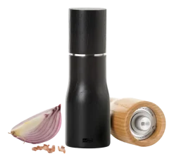 Peper- / Zoutmolen AdHoc Levo Black 15 cm