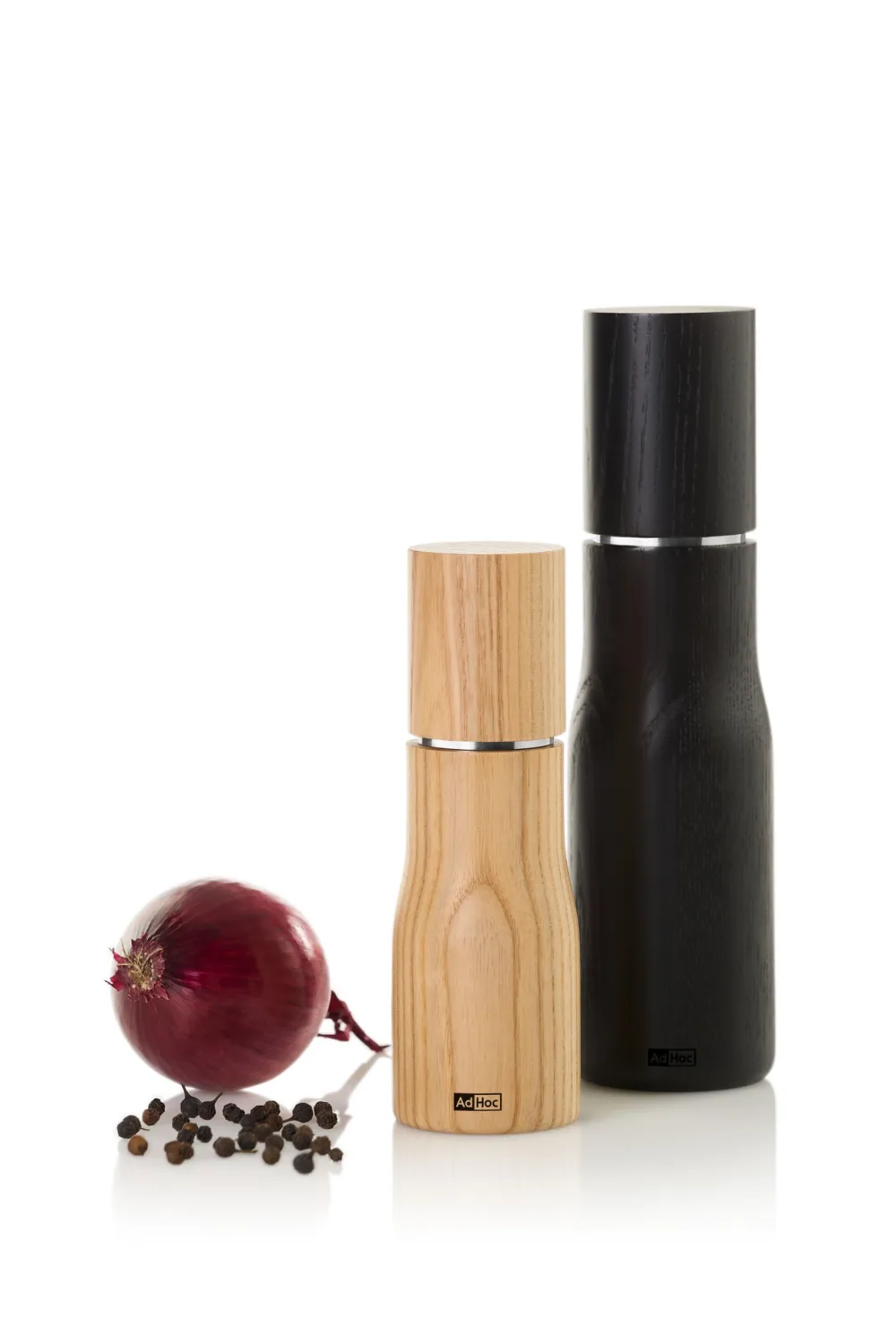 AdHoc Peper- / Zoutmolen Levo Black 21 cm