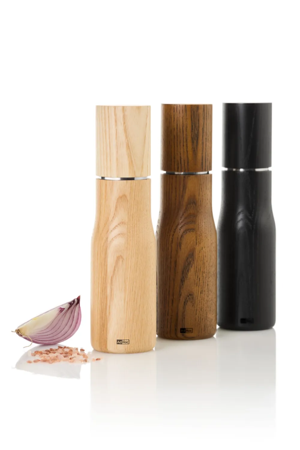 AdHoc Peper- / Zoutmolen Levo Black 21 cm