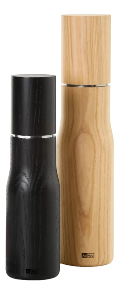 AdHoc Peper- / Zoutmolen Levo Black 21 cm