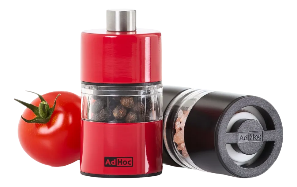 Peper- / Zoutmolen AdHoc Minimill Red 6,2 cm