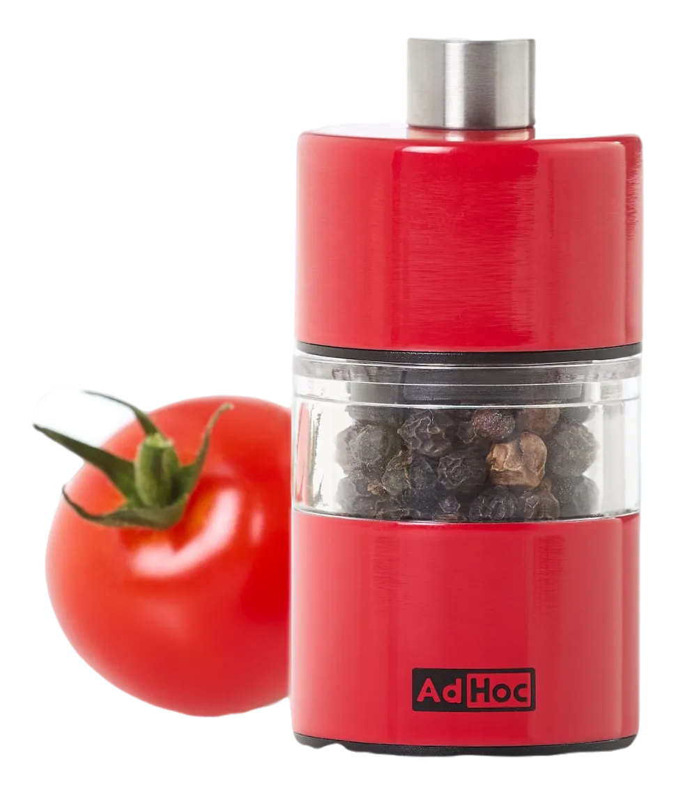 Peper- / Zoutmolen AdHoc Minimill Red 6,2 cm