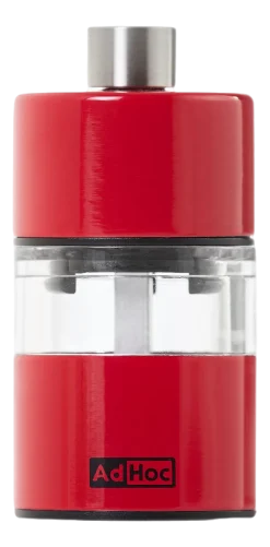 Peper- / Zoutmolen AdHoc Minimill Red 6,2 cm