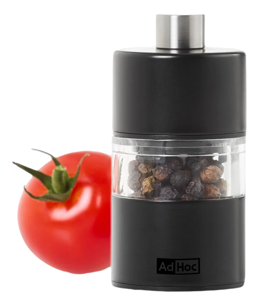 AdHoc Peper- / Zoutmolen Minimill Black 6,2 cm Best