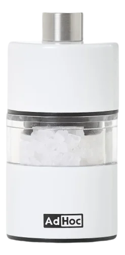 AdHoc Peper- / Zoutmolen Minimill White 6,2 cm Discount