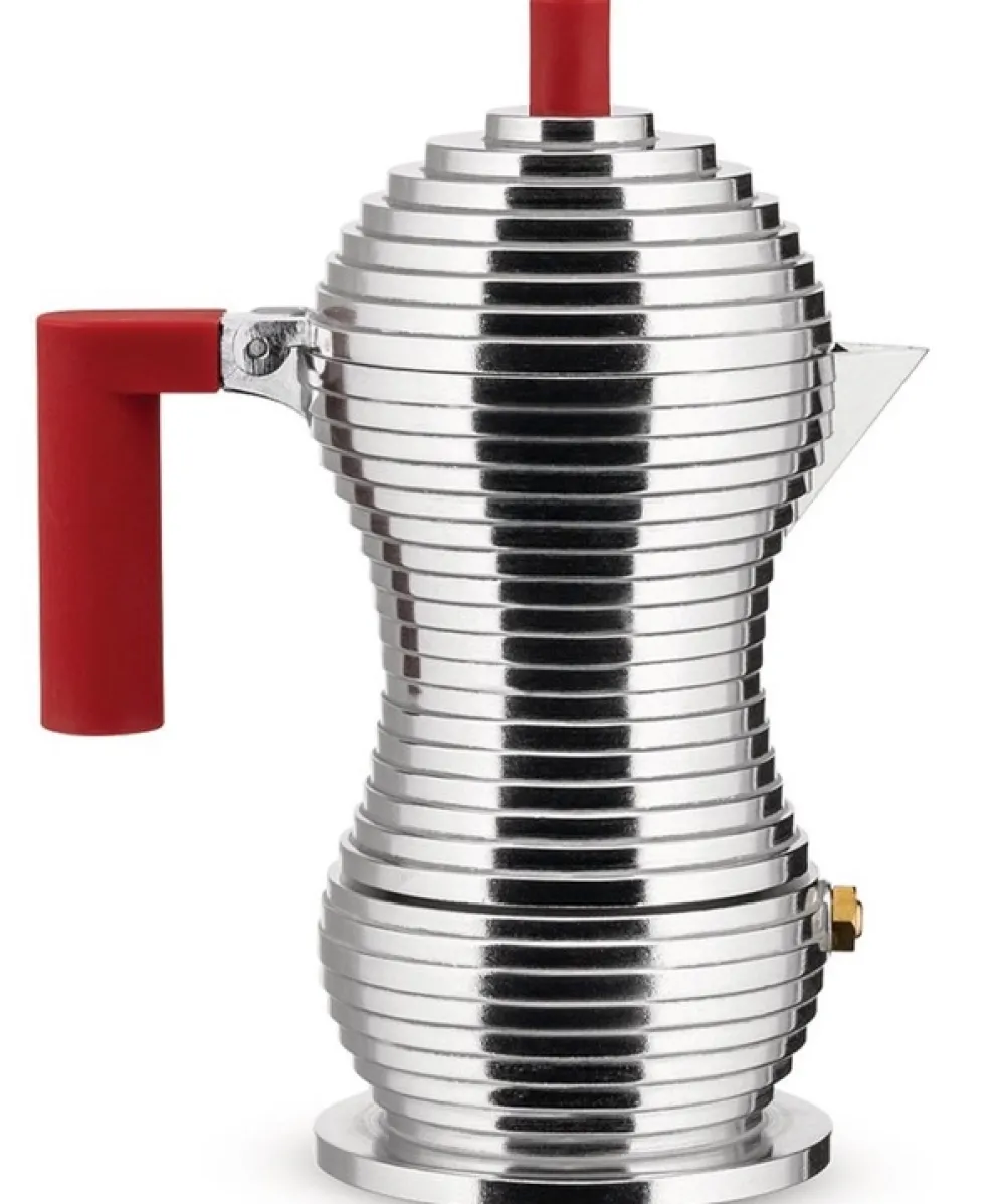Alessi Percolator Pulcina Red 6-Kops Discount