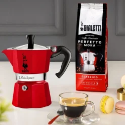 Bialetti Percolator Moka Express Red 6-kops Hot