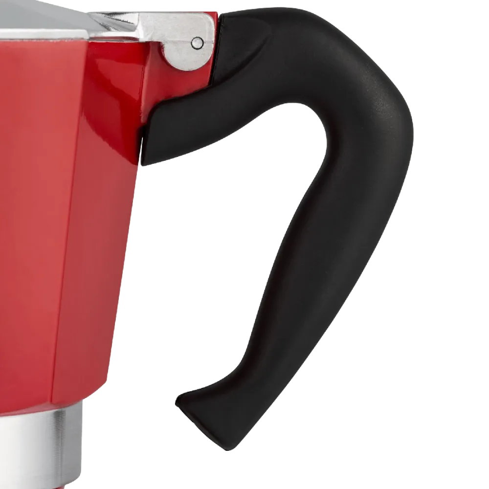 Bialetti Percolator Moka Express Red 3-kops Clearance