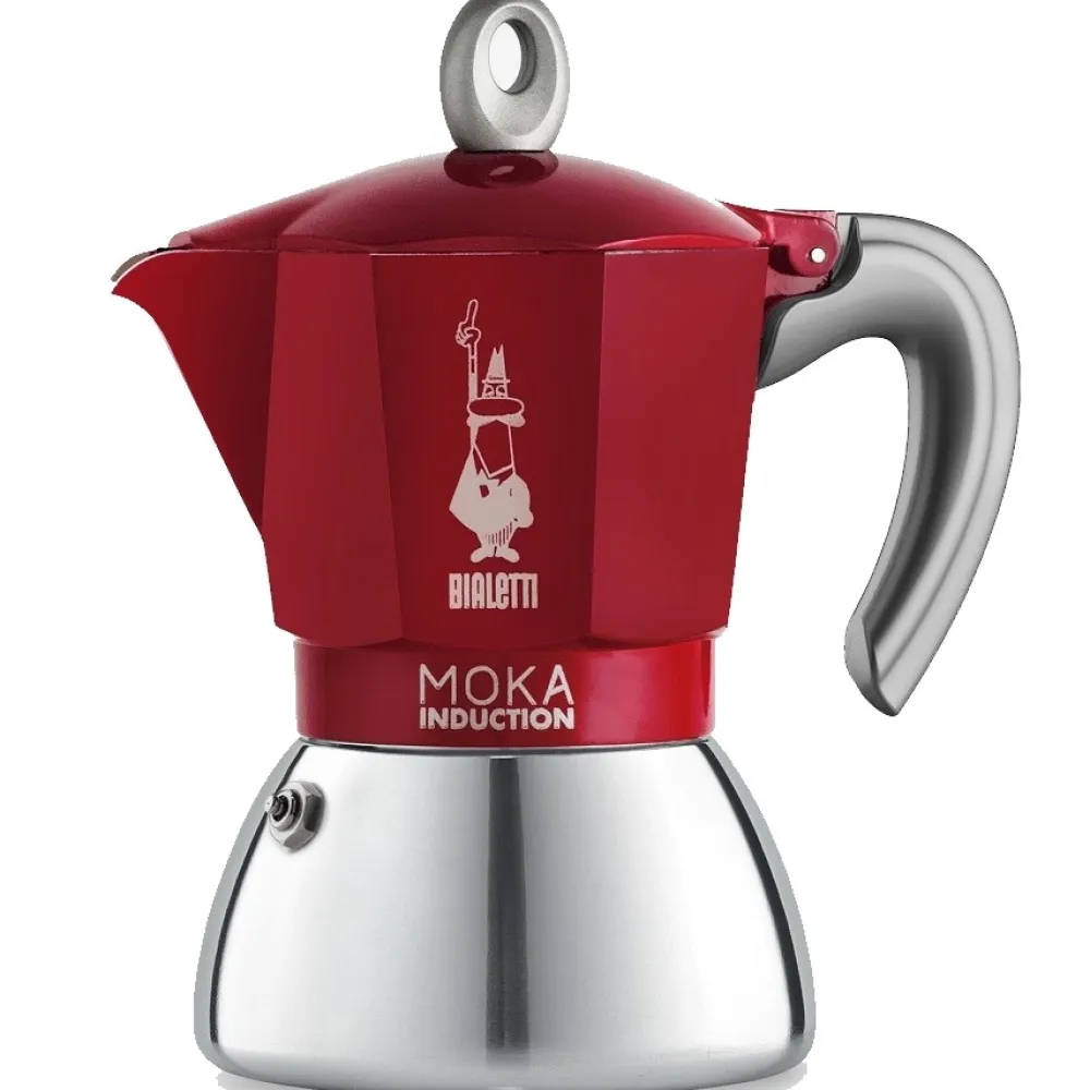 Bialetti Percolator Moka Induction Red 6-kops Outlet