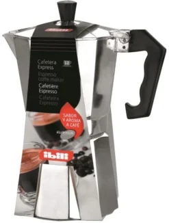 Percolator Ibili Bahia Aluminium Zilver 12 Kops