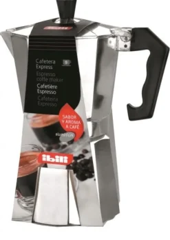 Ibili Percolator Bahia Aluminium Zilver 9 Kops