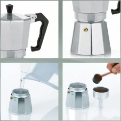 Kela Percolator Italia Zilver 300ml Online