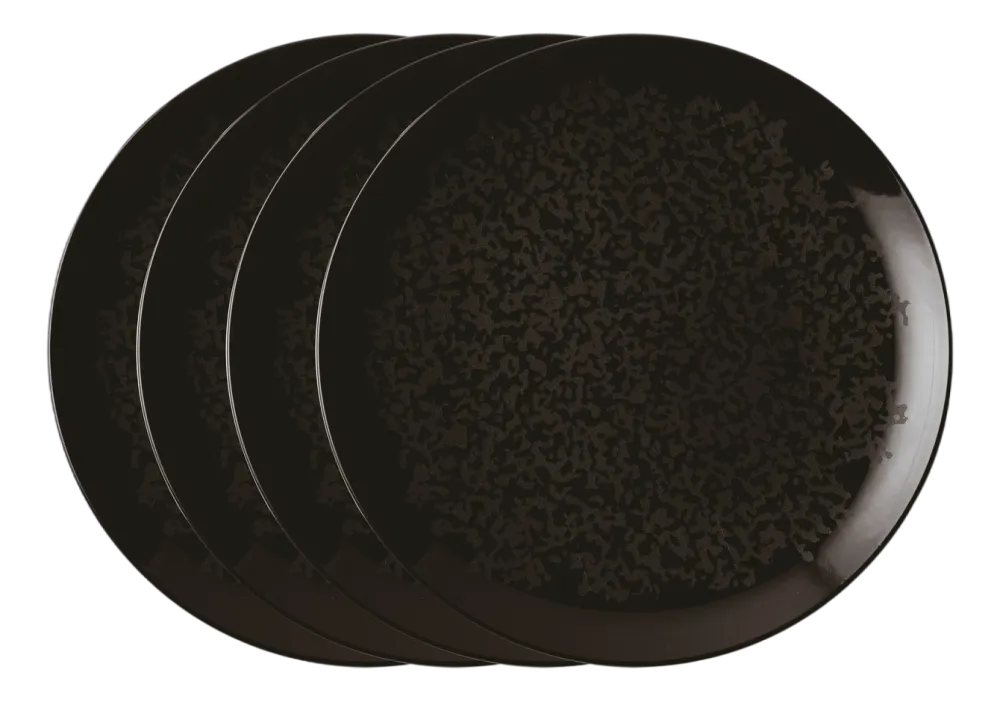 Arthur Krupp Pizzabord Porcelain Eclipse Night 32 cm (4-Delig) Discount