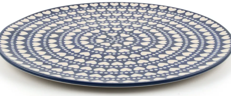 Pizzabord Bunzlau Castle Blue Valentine (33 cm)