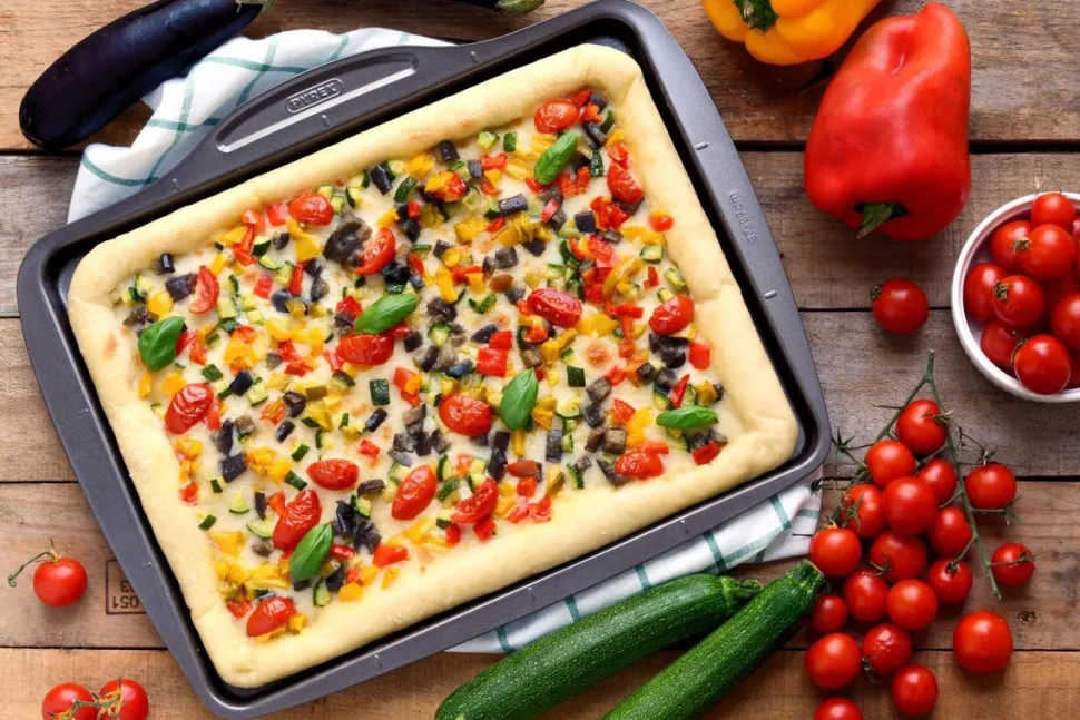 Pizzaplaat Pyrex Asimetria Bruin 37 x 29 cm