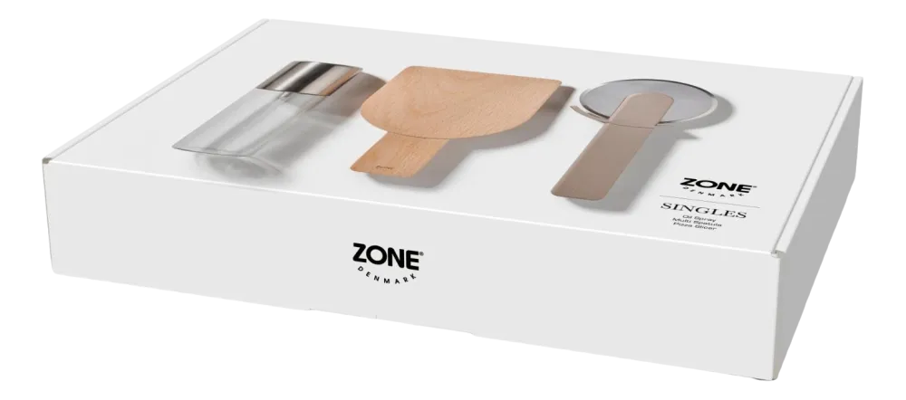 Zone Denmark Pizzaset Singles Soft Taupe (Set van 3) Discount