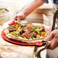 Pizzasteen Emile Henry Glad Grand Cru 37 cm