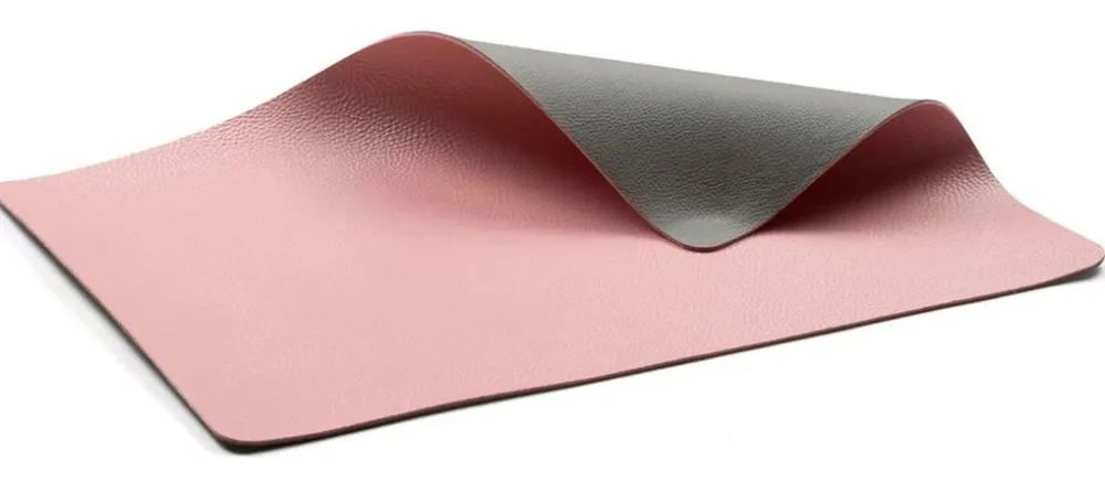 Bitz Placemat Grey Light pink (4-delig)