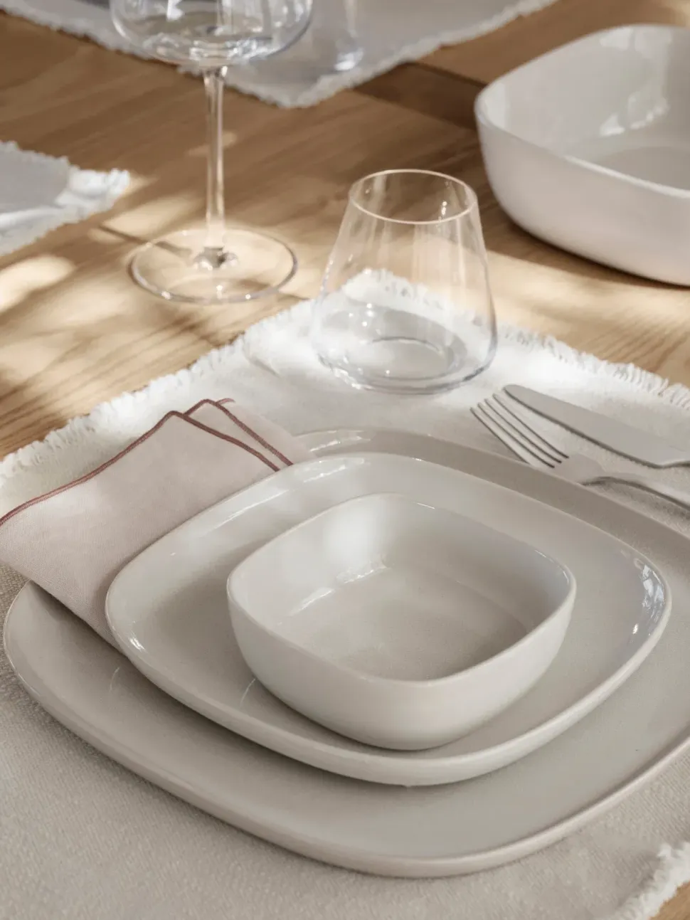Placemat Blomus Lineo Moonbeam