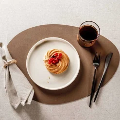 Placemat Leonardo Gocce Bruin (Set van 4)