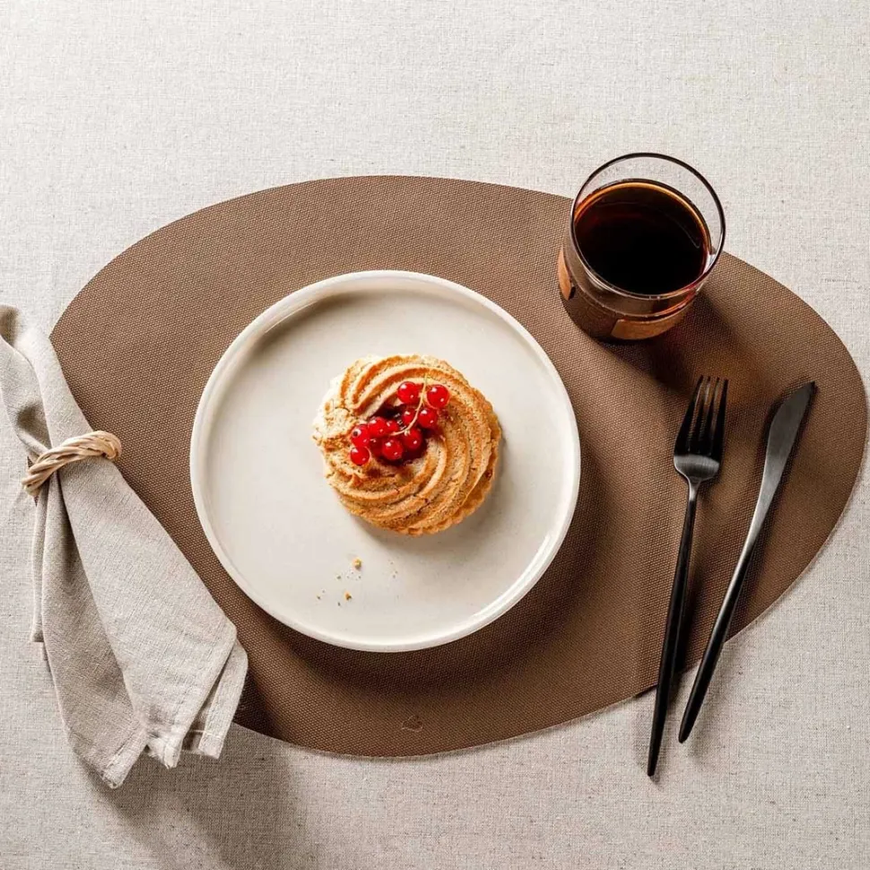 Placemat Leonardo Gocce Bruin (Set van 4)