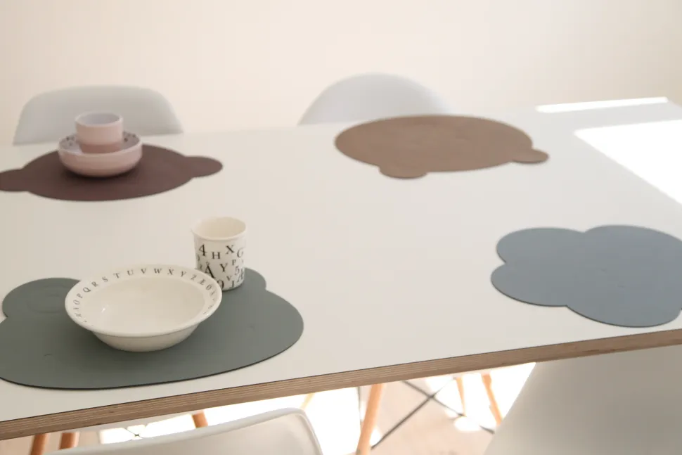 Placemat Lind DNA Bear Nupo Light Grey