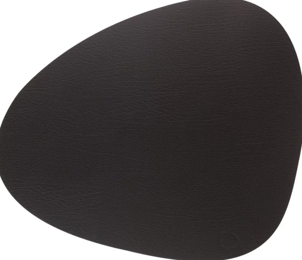 Lind DNA Placemat Curve L Bull Brown (Set van 4)