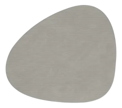 Placemat Lind DNA Curve L Corduroy Nupo Light Grey (Set van 4)