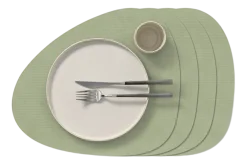 Lind DNA Placemat Curve L Corduroy Nupo Olive Green (Set van 4) Online