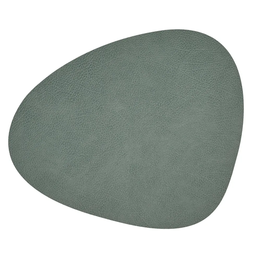 Placemat Lind DNA Curve L Hippo Olive Green (Set van 4)