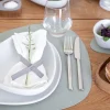 Placemat Lind DNA Curve L Nupo Olive Green (Set van 4)