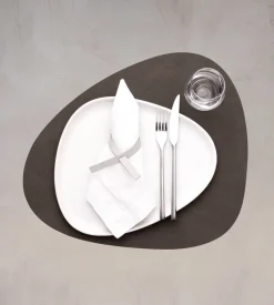 Placemat Lind DNA Curve L Nupo Caviar (Set van 4)
