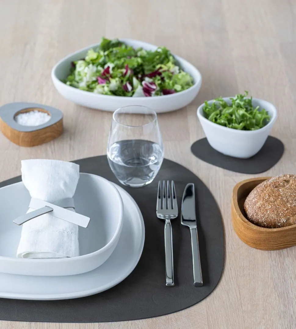 Placemat Lind DNA Curve L Nupo Caviar (Set van 4)