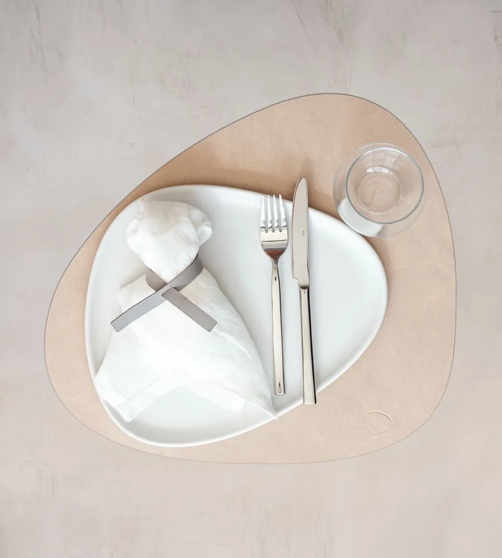 Lind DNA Placemat Curve L Nupo Sand (Set van 4) Sale