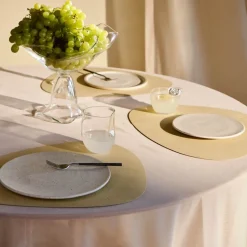 Lind DNA Placemat Curve L Nupo Lemon Sorbet (Set van 4) Outlet