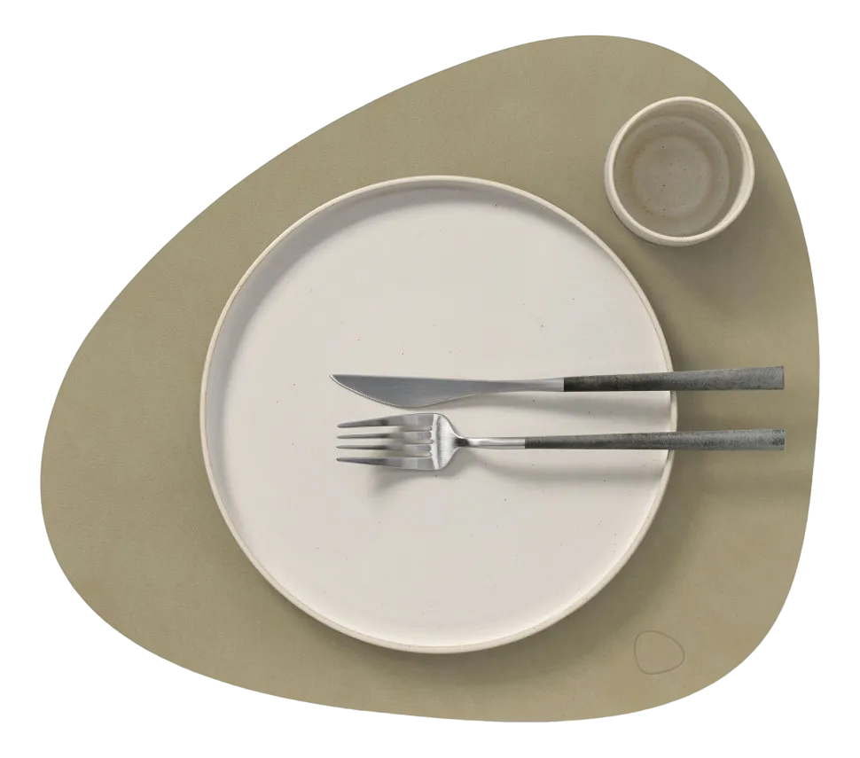 Placemat Lind DNA Curve L Nupo Herbal Dust (Set van 4)