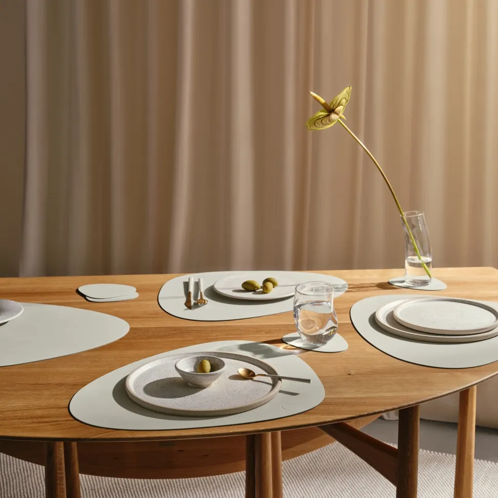 Placemat Lind DNA Curve L Nupo Linen (Set van 4)