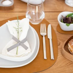 Placemat Lind DNA Curve L Nupo Burned Curry (Set van 4)