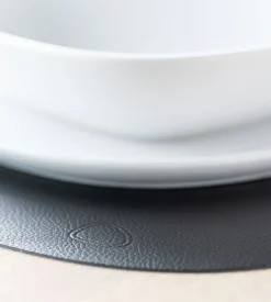 Placemat Lind DNA Curve L Serene Black (Set van 4)