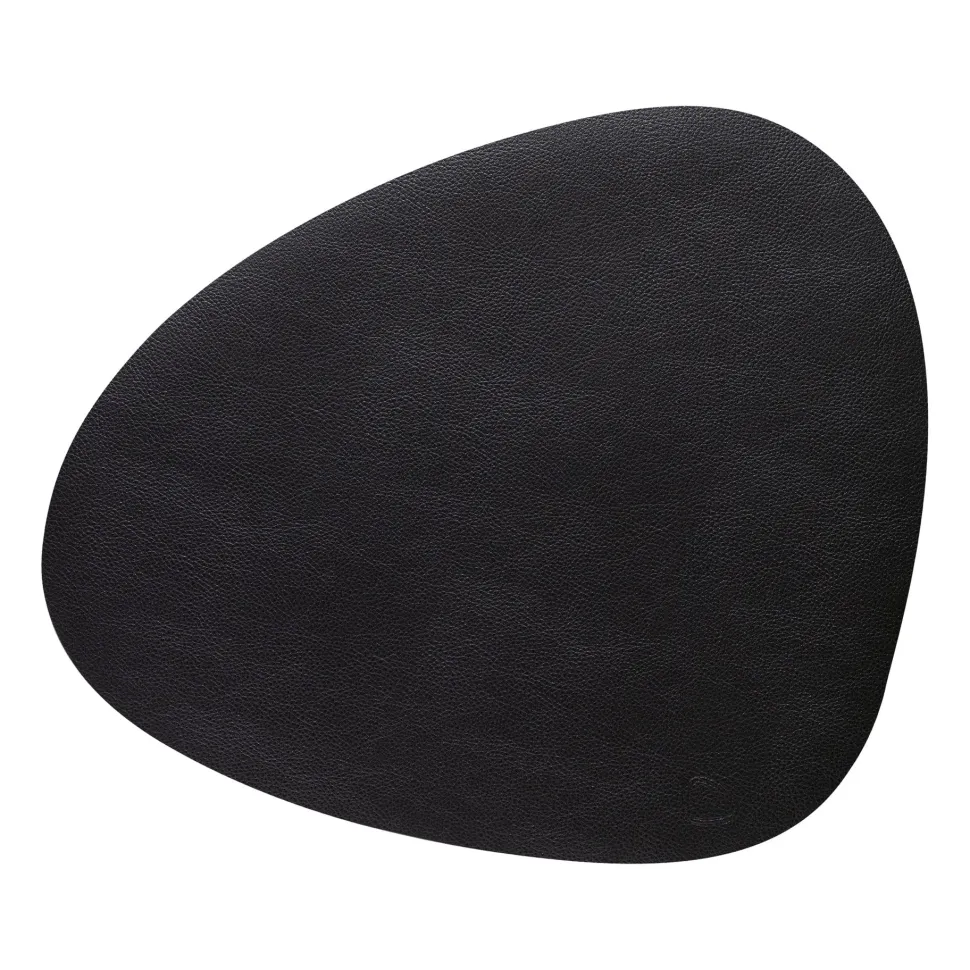Placemat Lind DNA Curve L Serene Black (Set van 4)