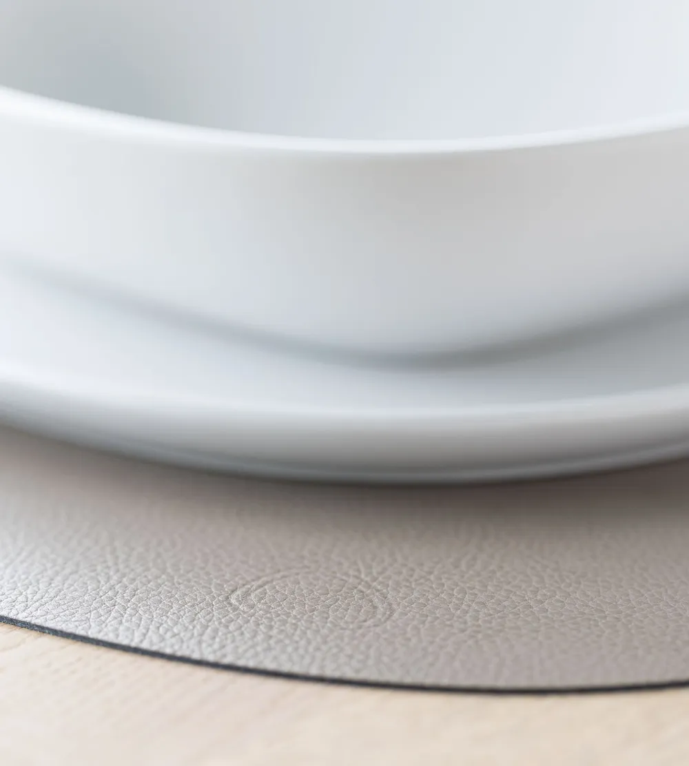 Lind DNA Placemat Curve L Serene Mole Grey (Set van 4) New