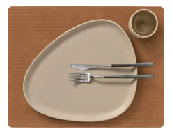 Lind DNA Placemat Square L Corduroy Nupo Nature (Set van 4) Discount
