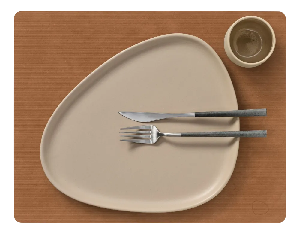 Lind DNA Placemat Square L Corduroy Nupo Nature (Set van 4) Discount