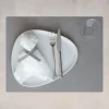 Placemat Lind DNA Square L Hippo Anthracite Grey (Set van 4)